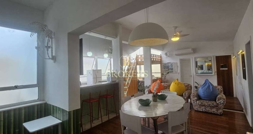 Cobertura Duplex com energia solar para locação, Ipanema, 2 quartos, 1 vaga, psicina, área de lazer