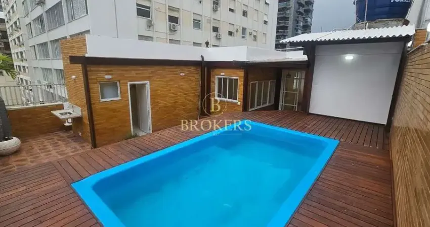 Rua prudente de morais, cobertura duplex, 4 quartos (2 suítes), 2 vagas 175m²
