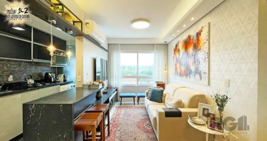 Apartamento dois dormitórios com duas vagas de garagem na cidade baixa