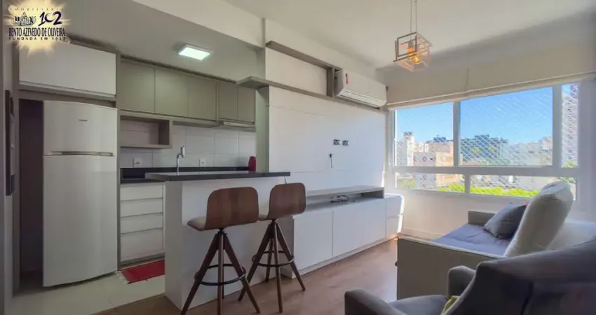 Excelente apartamento 2 dormitorios  semi mobiliado localizado na cidade baixa