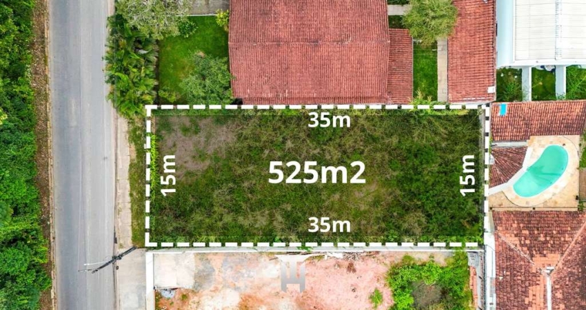Lote de 525m ² na praia do MASSAGUAÇU por R$ 495.000,00