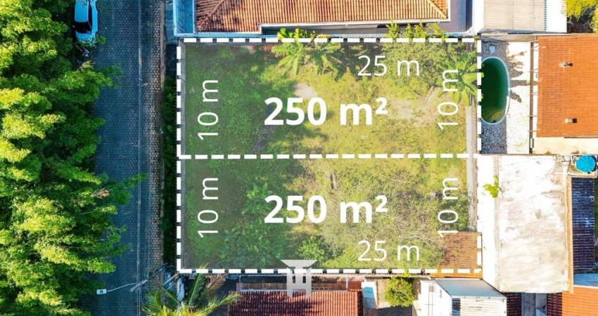 Lote de 250 m² na praia do MASSAGUAÇU por R$ 250.000,00