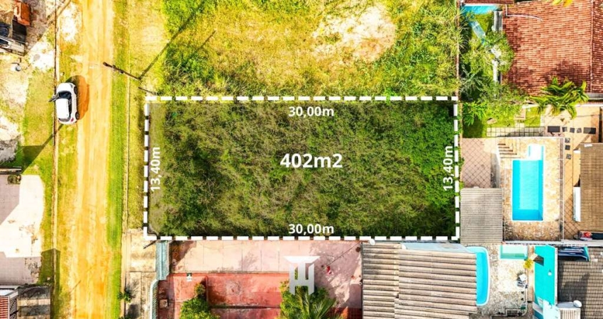 Lote de 402m2 no VERDE MAR por R$ 260.000,00