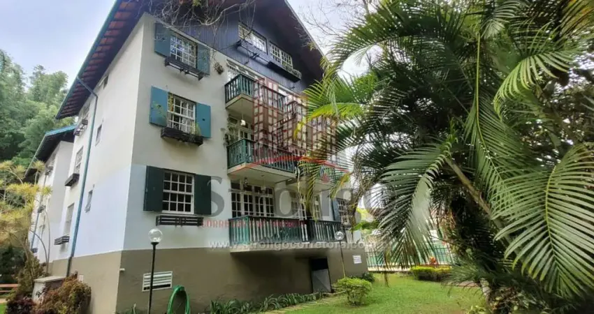 A384 apartamento com 2 quartos em condomínio com ampla área de lazer, vila nova- nova fruburgo-rj