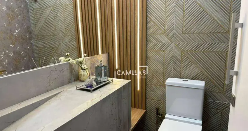 Casa com 3 dormitórios à venda, 210 m² por r$ 1.490.000,00 - condomínio yucatan - paulínia/sp