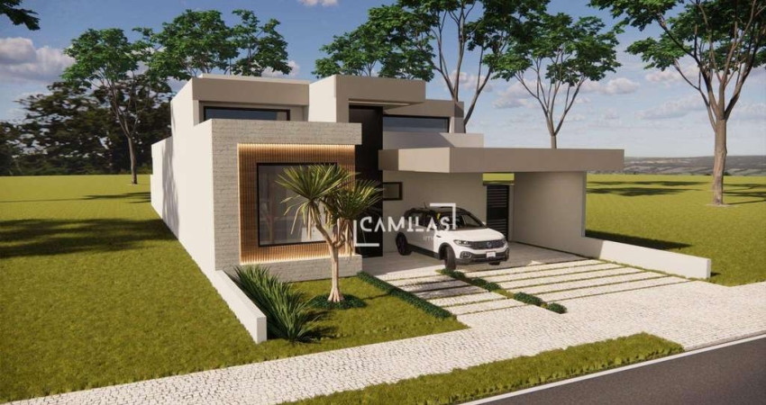 Casa com 3 dormitórios à venda, 196 m² por R$ 1.850.000,00 - Condomínio Residencial Santorini - Paulínia/SP