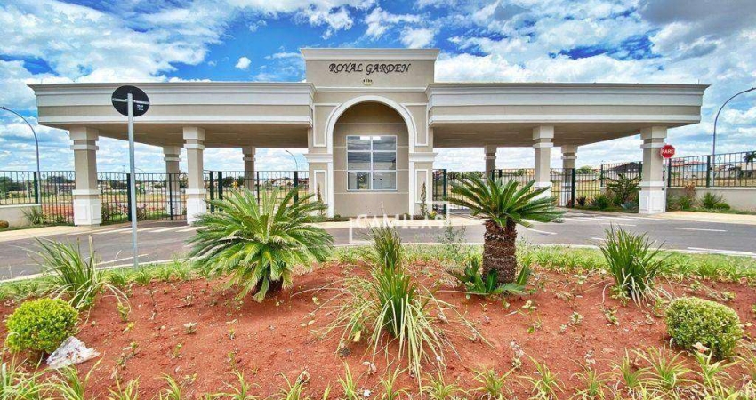 Terreno à venda, 300 m² por R$ 390.000,00 - Condomínio Royal Garden - Paulínia/SP
