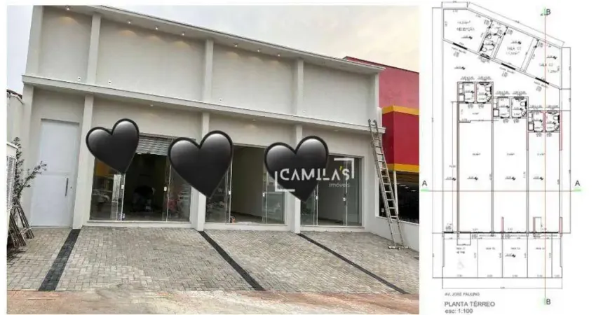 Sala à venda, 234 m² por R$ 2.800.000,00 - Centro - Paulínia/SP