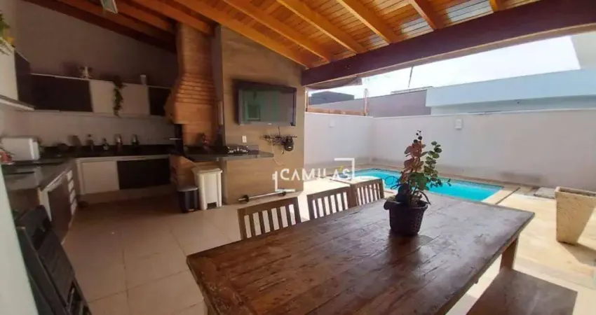 Casa com 3 dormitórios à venda, 184 m² por R$ 950.000,00 - Condomínio Campos do Conde II - Paulínia/SP