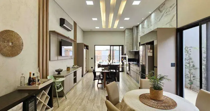 Casa com 3 dormitórios à venda, 215 m² por R$ 2.350.000 - Condomínio Villa Bella Livorno - Paulínia/SP