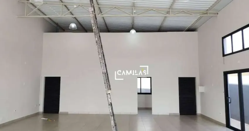 Salão para alugar, 150 m² por r$ 8.060,00/mês - jardim fortaleza - paulínia/sp