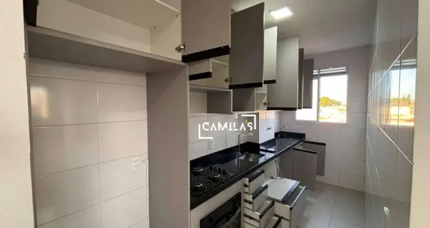 Apartamento com 2 dormitórios, 44 m² - venda por r$ 410.000 ou aluguel por r$ 2.720/mês - parque ponte romana - paulínia/sp