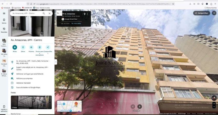 Apartamento com 2 quartos à venda na Avenida Amazonas, 699, Centro, Belo Horizonte