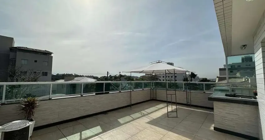 Cobertura para venda em contagem, cabral, 4 dormitórios, 4 banheiros, 3 vagas