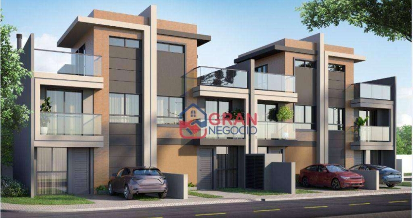 Sobrado com 3 dormitórios à venda por R$ 930.000,00 - Santa Cândida - Curitiba/PR