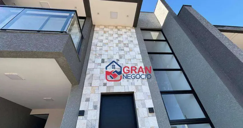 Sobrado moderno e de alto padrão no condomínio galileia, em são josé dos pinhais