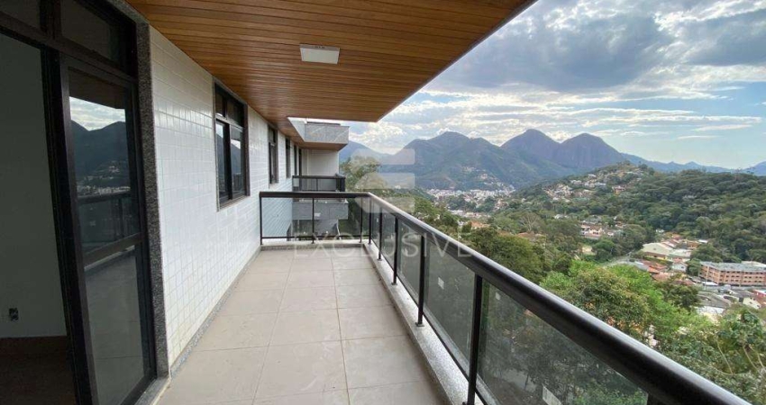 Cobertura Duplex com 3 dormitórios à venda,230 m² por R$1.500.000,00-Braunes-Nova Friburgo