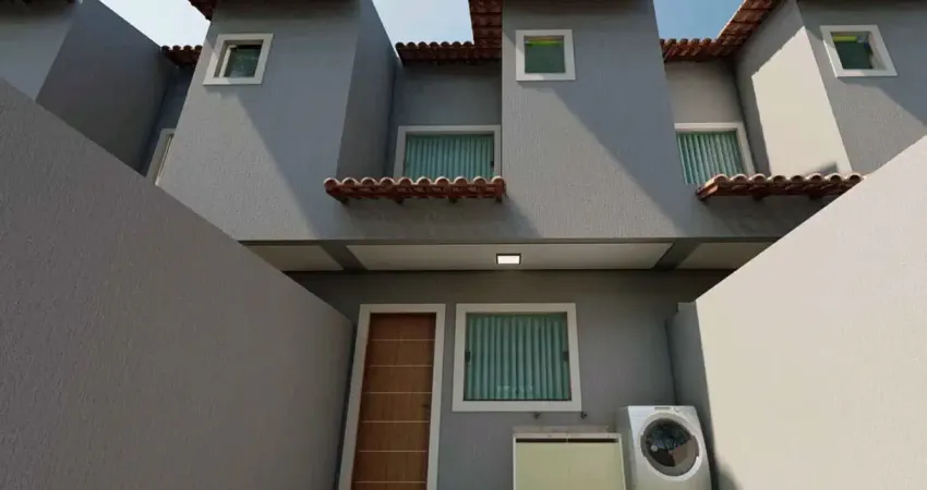 Casa duplex em jardim atlantico em jacaraipe, com duas suites.