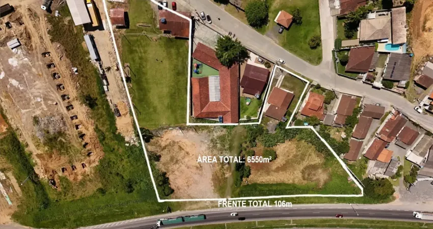 Área nobre na br-101 – km 07 | penha/sc- 06 metros de frente para br – visibilidade absoluta