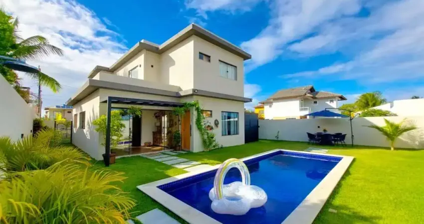 Casa em Condomínio para Venda em Camaçari, Barra do Jacuípe, 6 dormitórios, 4 suítes, 6 banheiros