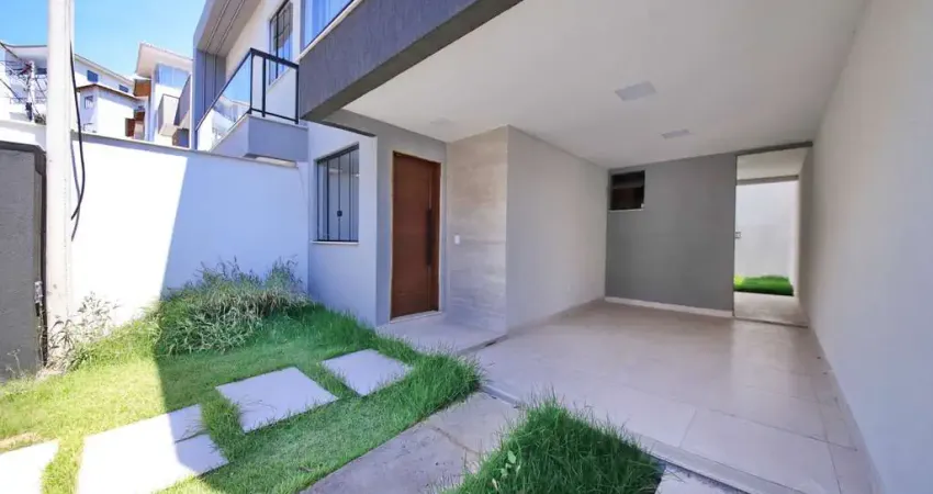 Casa Nova à Venda com 3 Quartos e Suíte, 102m² - Jardim Belvedere, Volta Redonda/RJ
