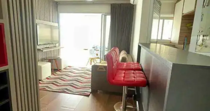 Apartamento de luxo para alugar em santos, ponta da praia, com 1 quarto, 50m²