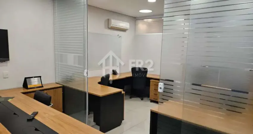 Sala comercial 38m² mobiliada para locação ? centro empresarial vértice
