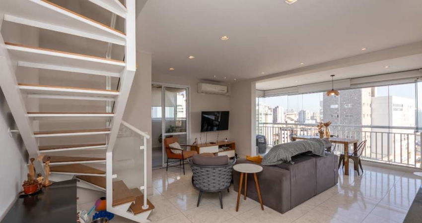 Duplex para venda com 2 quartos, sendo 2 suítes, 113m²