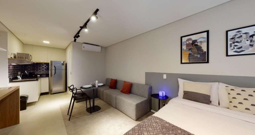 Apartamento garden para venda em Vila Nova Conceição com 1 quarto, sendo 1 suíte, 29m²