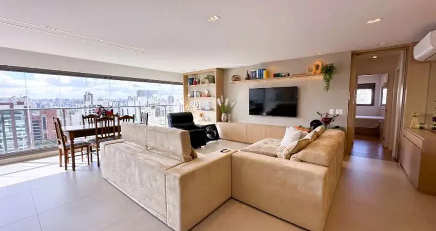 Apartamento tipo para venda em campo belo com 3 quartos, sendo 3 suítes, 143m²