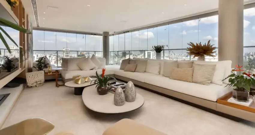 Apartamento tipo para venda em cerqueira césar com 4 quartos, sendo 4 suítes, 268m²