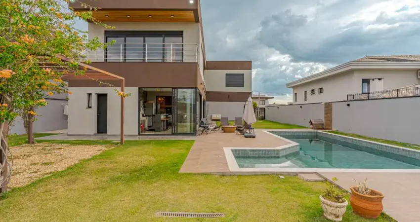 Casa no condomínio condomínio campo de toscana para venda com 4 quartos, sendo 4 suítes, 396m²