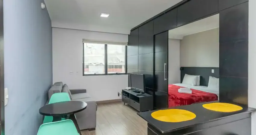 Apartamento para venda em Moema com 1 quarto, sendo 1 suíte , 27m²