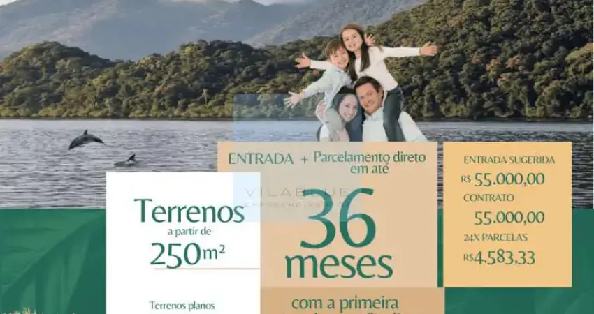 TERRENO COM LOCALIZAÇÃO PRIVILEGIADA NA BAÍA - 250m²
