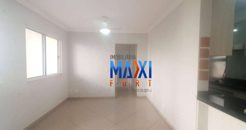 Apartamento com 3 dormitórios para alugar, 70 m² por R$ 2.490/mês - Vila São Francisco - Hortolândia/SP