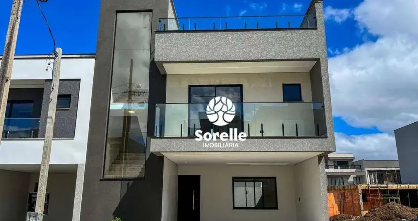 Sobrado com 3 dormitórios à venda, 204 m² por r$ 929.000,00 - costeira - são josé dos pinhais/pr