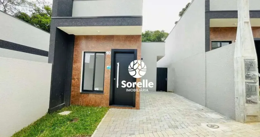 Casa com 3 dormitórios à venda, 69 m² por r$ 489.000,00 - colônia rio grande - são josé dos pinhais/pr