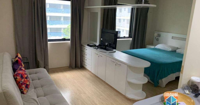 Flat com 1 dormitório para alugar, 30 m² por R$ 4.000,00/mês - Moema - São Paulo/SP