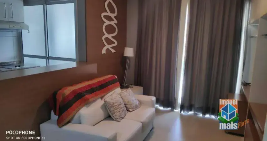 Flat com 1 dormitório para alugar, 50 m² por R$ 6.500,00/mês - Cerqueira César - São Paulo/SP