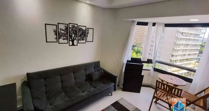 Flat com 1 dormitório para alugar, 40 m² por R$ 5.500,00/mês - Ibirapuera - São Paulo/SP