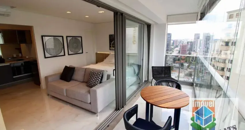 Flat com 1 dormitório para alugar, 46 m² por R$ 7.500,00/mês - Pinheiros - São Paulo/SP
