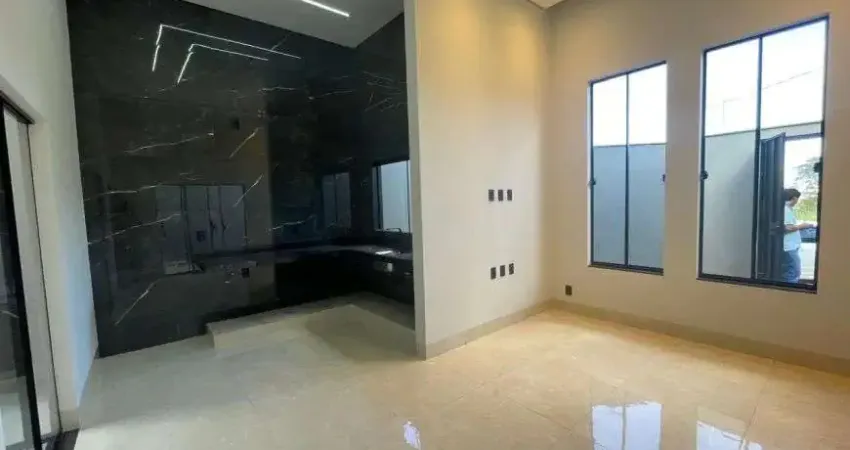 Casa à venda em Rio Verde - GO com espaço aconchegante, acabamento moderno e 3 quartos