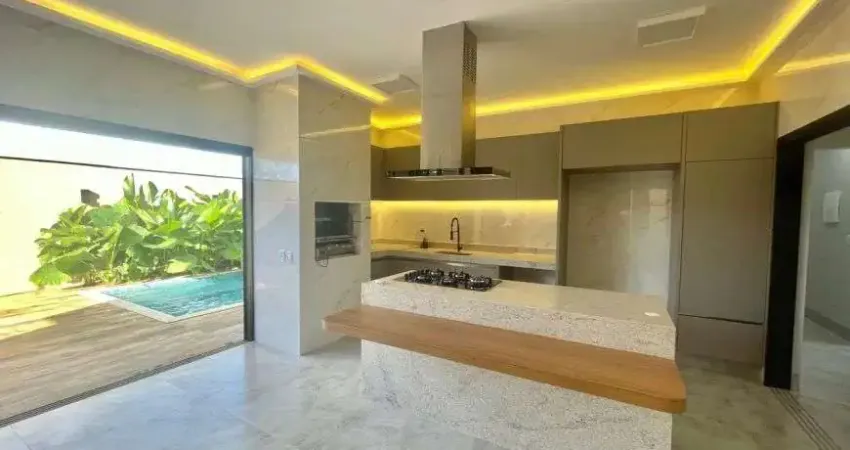 Casa à venda em rio Verde - GO com churrasqueira, 3 suítes, espaço amplo e piscina privativa