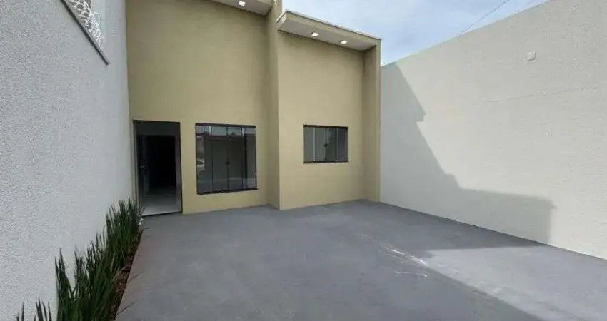 Casa à venda com espaço aconchegante, 3 quartos sendo 1 suíte e acabamento moderno em Rio Verde - GO