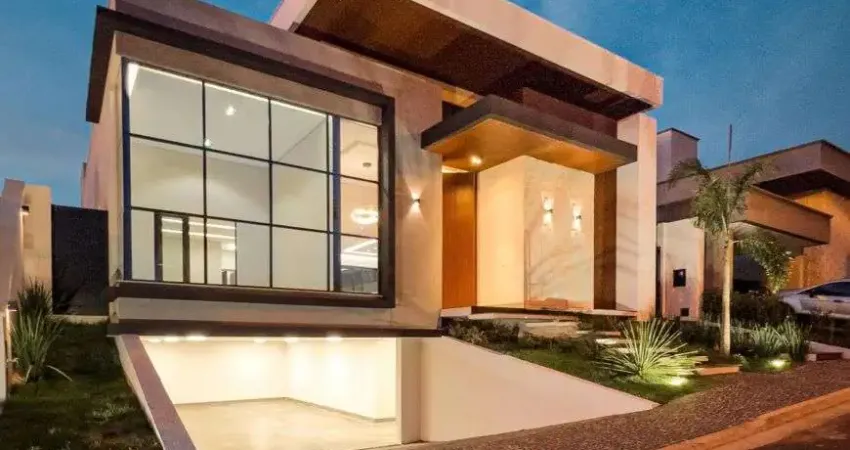 Casa à venda com churrasqueira, piscina, estética luxuosa e suíte com banheira em Rio Verdde - GO