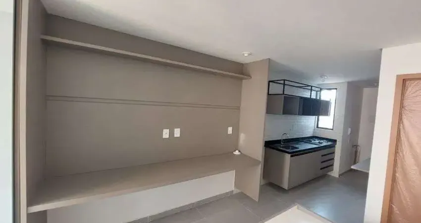 FLAT NOVO COM VARANDA FRENTE RUA MOVEIS PROJETADOS 29m² BAIRRO INTERMARES