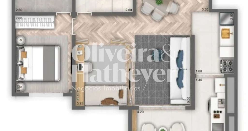 Apartamento com 1 quarto à venda na Avenida Lins de Vasconcelos, 3299, Cambuci, São Paulo