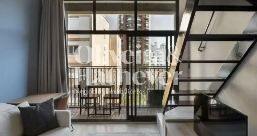 Flat com 1 quarto à venda na Rua Francisco Leitão, 265, Pinheiros, São Paulo