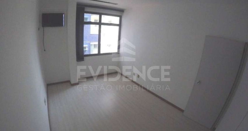 Sala comercial com 30 m², sol da manhã, ambiente iluminado e aconchegante.