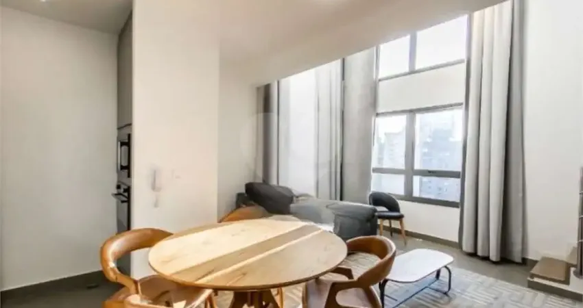 Duplex para alugar com 1 quarto, sendo 1 suíte, no condomínio Indi 70, São Paulo - SP